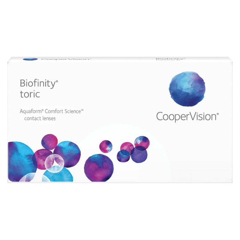 CooperVision Астигматические линзы, -3.50, 8.7, -2.25, 180, 1 месяц  #1