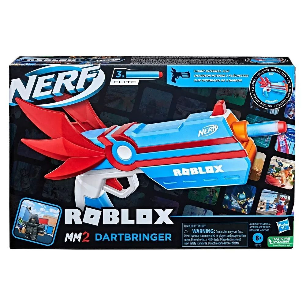 Бластер Нерф Роблокс ММ2 Дартбрингер Ангел Nerf Roblox MM2: Dartbringer, пистолет детский  #1