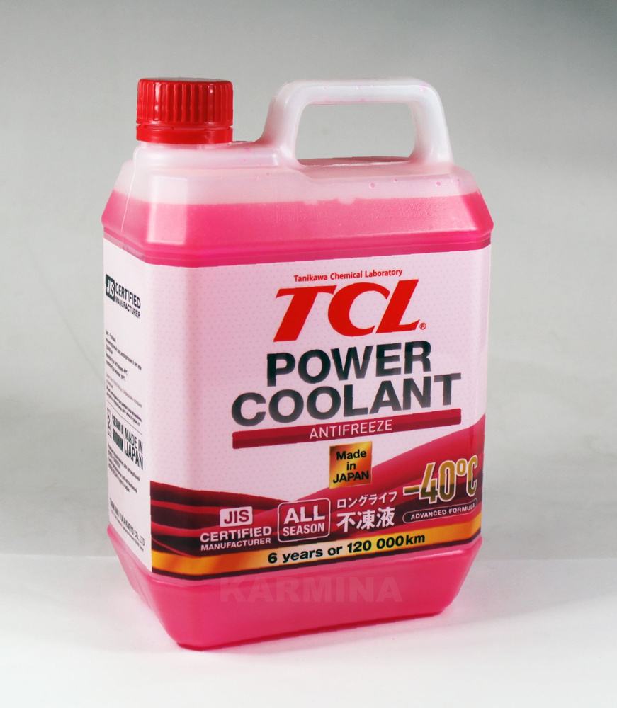 Антифриз TCL POWER COOLANT -40C розовый, длительного действия, 2 л  #1