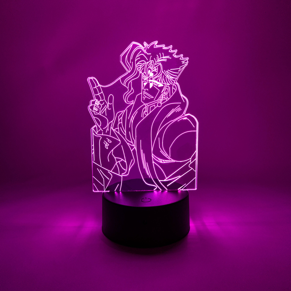 LED светильник Нориаки Какёин из аниме "Невероятное приключение ДжоДжо"  #1