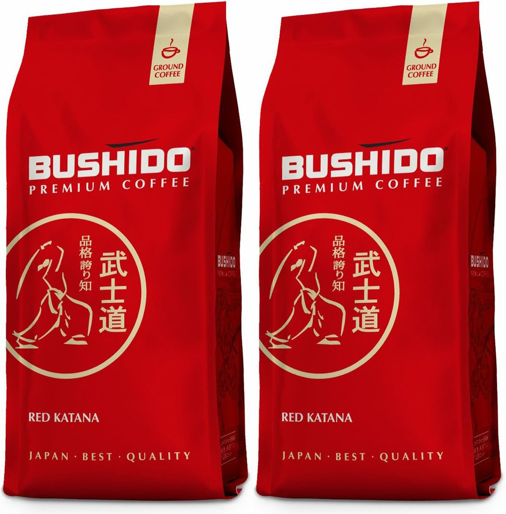 Кофе Bushido Red Katana молотый, комплект: 2 упаковки по 227 г #1