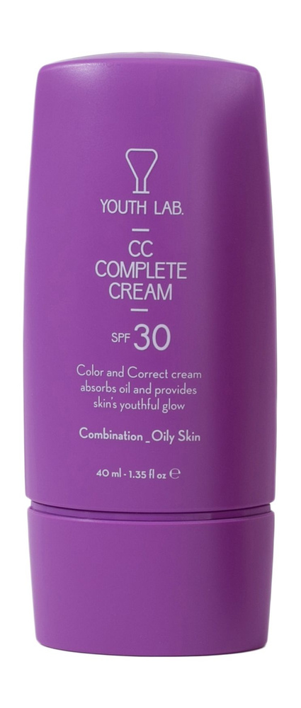 Матирующий CC-крем для жирной и комбинированной кожи лица / Youth Lab CC Complete Glow Cream SPF 30  #1