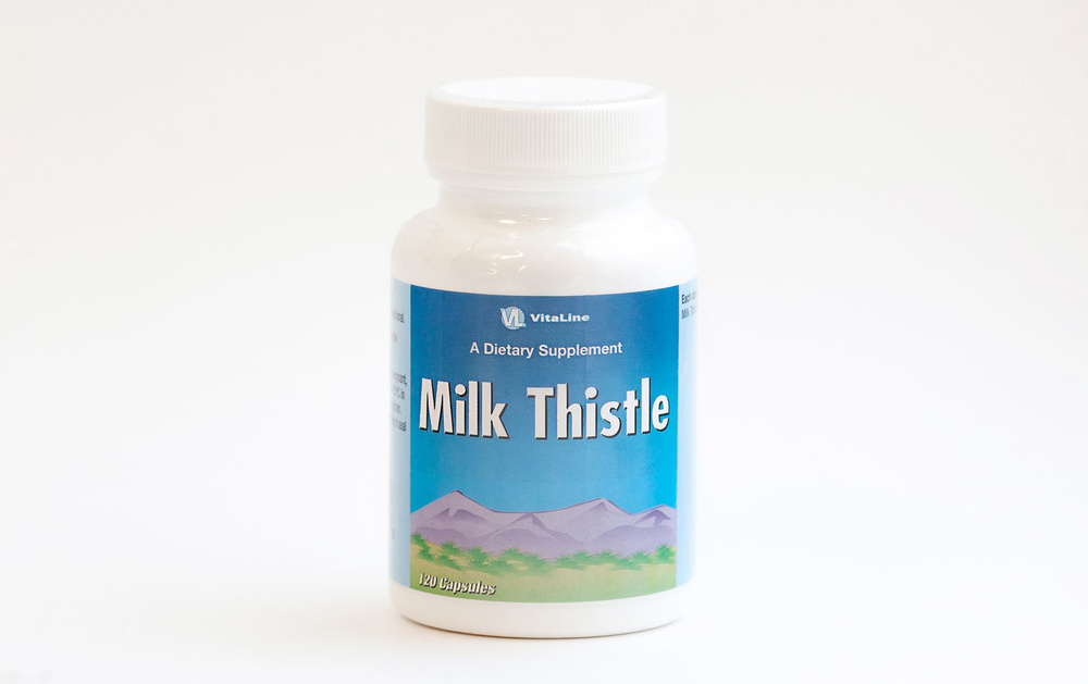 Милк Тисл, Milk Thistle, Vitaline, 182 мг #1