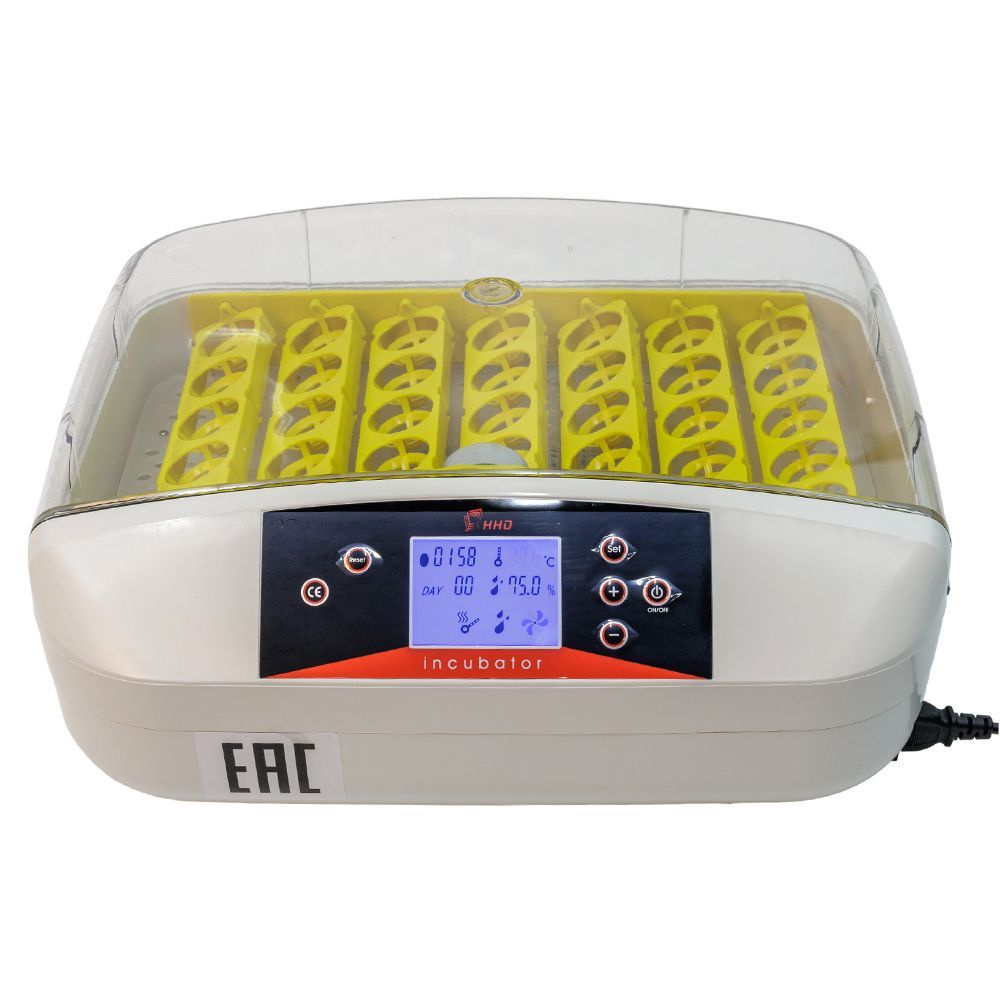 Инкубатор HHD 42A для яиц кур, перепелов с автоматическим переворотом, контролем температуры и влажности #1