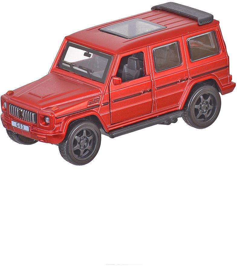 Модель машины 1:36 Mercedes-Benz G63 FY6218-12D-2 свет, звук, инерция 12см Красный  #1