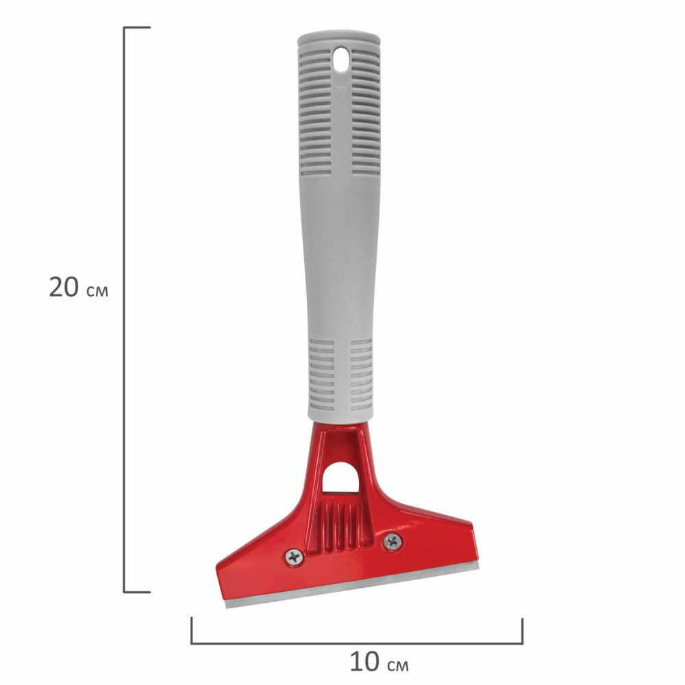 Скребок для пола, стекла и других гладких поверхностей, ширина 10 см, сталь, LAIMA PROFESSIONAL, 606311 #1