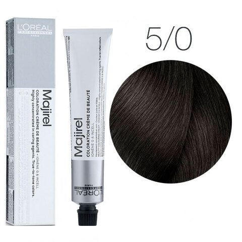 L'Oreal Professionnel Стойкая краска для волос Majirel, 5.0, 50 мл #1