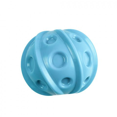 Игрушка для собаки Мяч плавающий с пищалкой 10 см #1