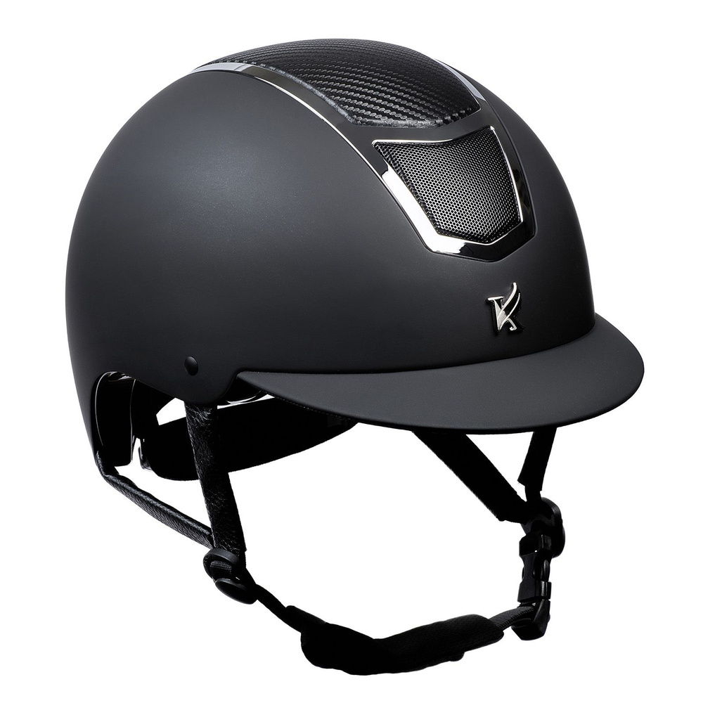 Шлем для верховой езды с регулировкой SHIRES Karben "Sienna", обхват головы 53-55 см, черный (Великобритания) #1