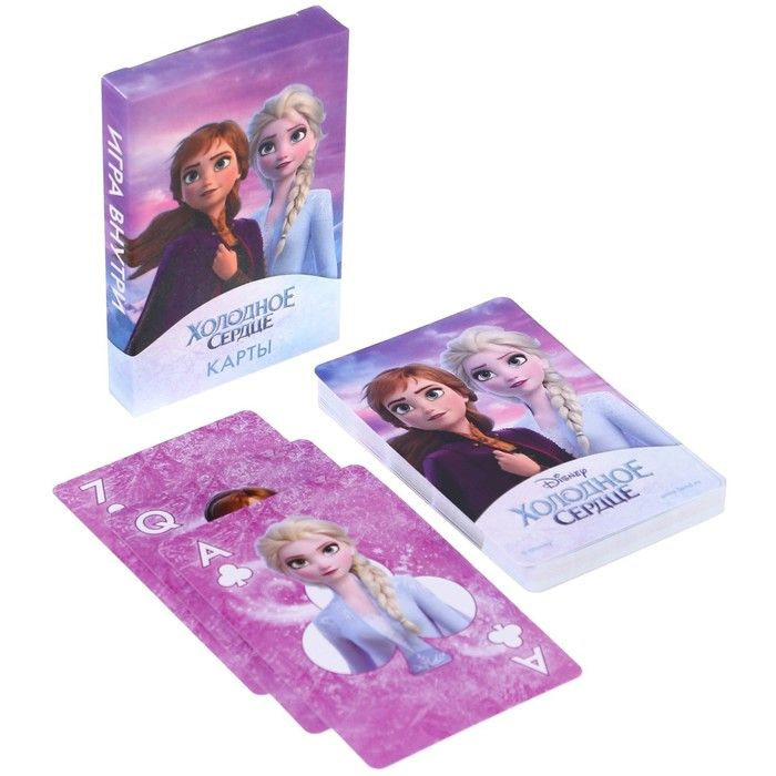 Disney Карты игральные Холодное сердце, Дисней, 2 штуки #1