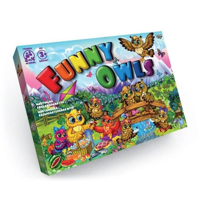 Настольная развлекательная игра, серия Funny Owls #1