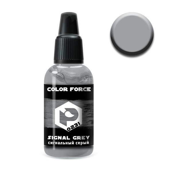 Pacific88 Aero COLOR FORCE Краска для аэрографа Сигнальный серый (Signal grey),18 ml  #1