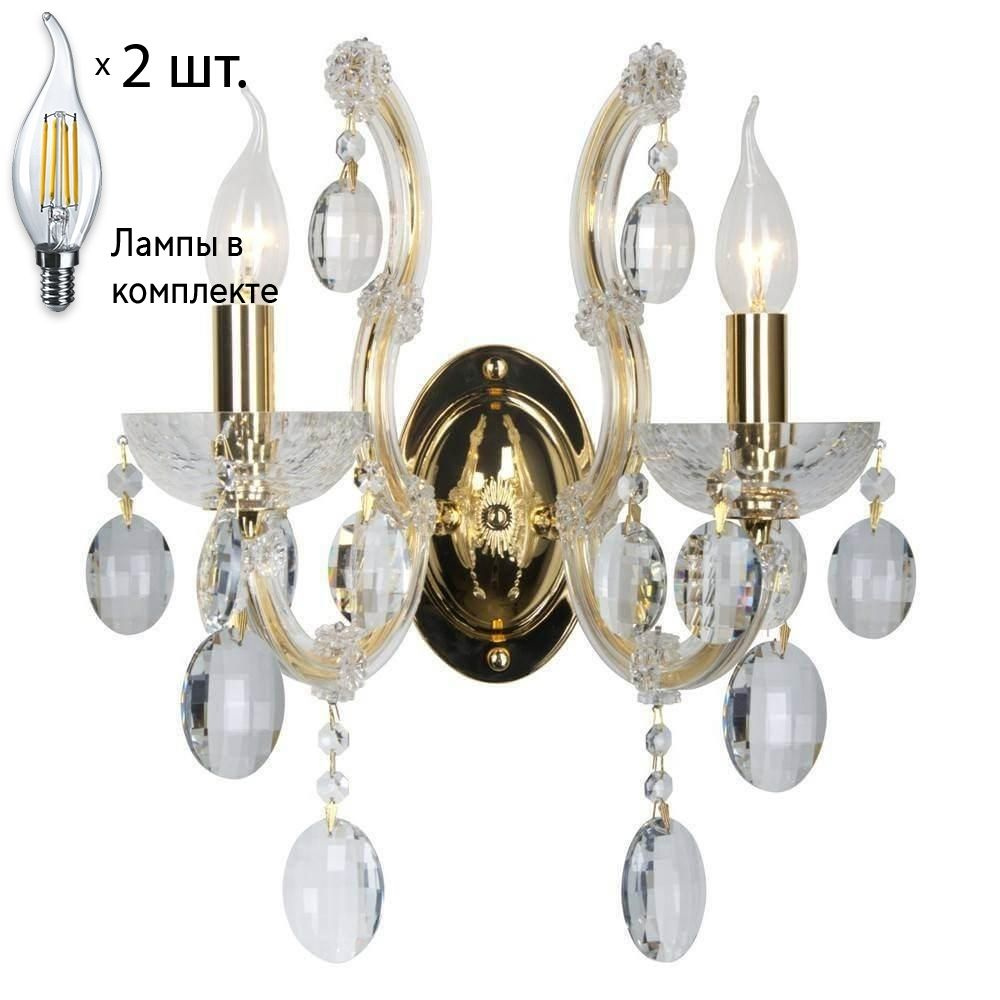 Crystal Lux Бра, E14, 120 Вт #1