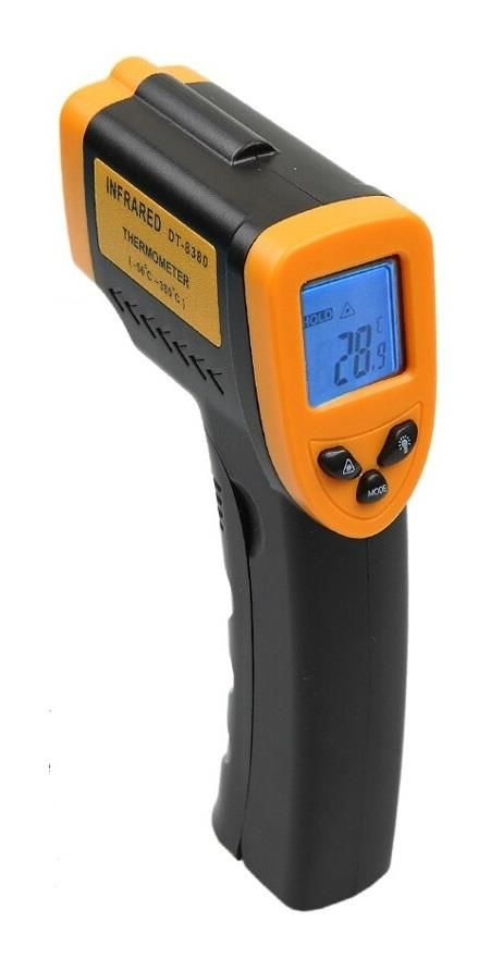 Термометр DT8380 бесконтактный дистанционный инфракрасный -50...+380 ...