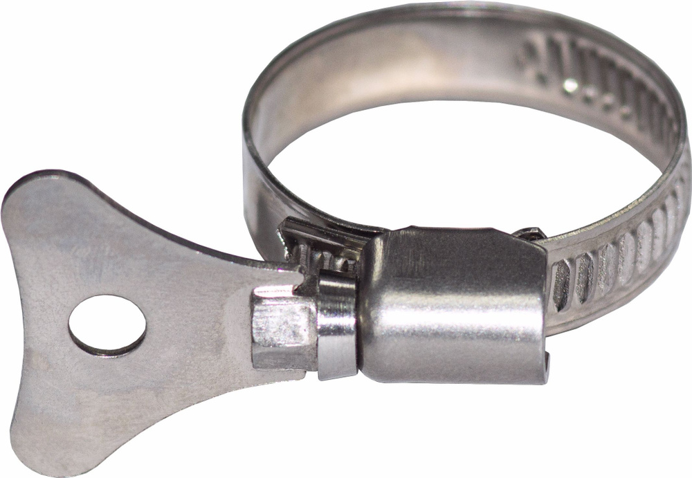 Хомуты металлические для шланга с металлическим ключом 2 ш 30-45 мм  #1