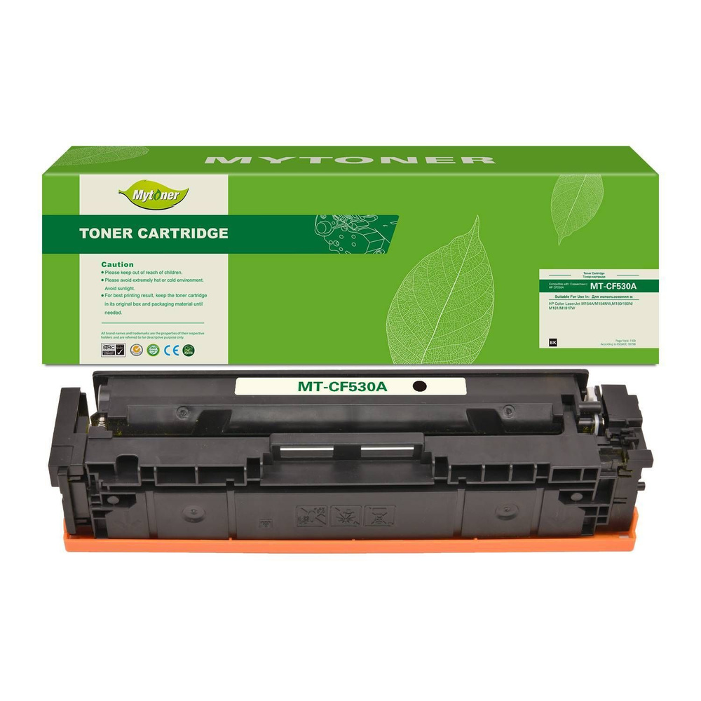 Mytoner MT-CF530A картридж лазерный (для прошивок до 21.10.22) черный 1100 стр (HP 205A - CF530A)  #1