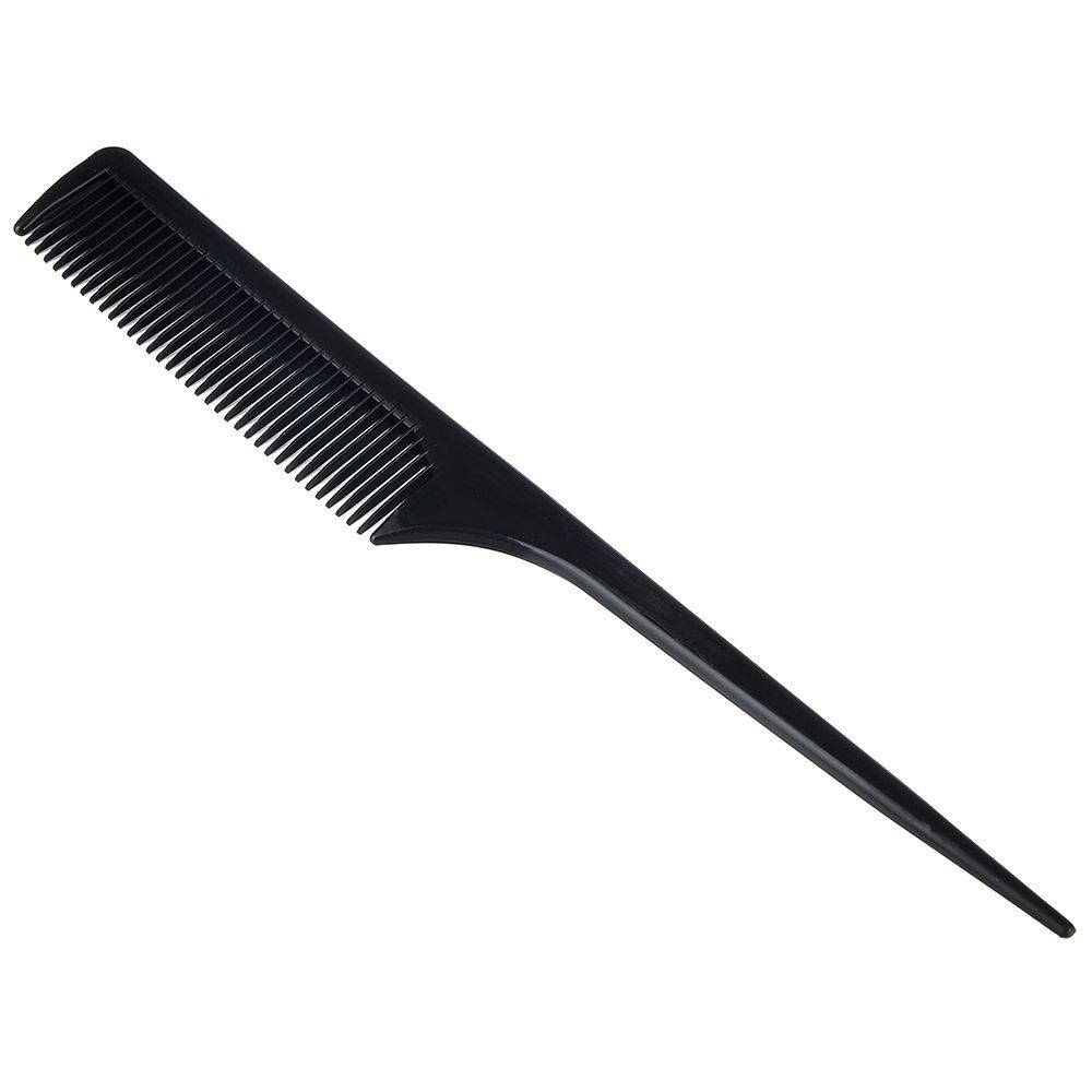 Расческа гребень для волос ЮниLook, карбоновая, 22x3 см, черный  #1