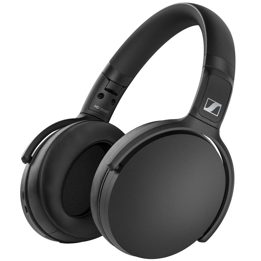 Sennheiser Наушники беспроводные с микрофоном Sennheiser HD 350BT, USB Type-C, черный  #1