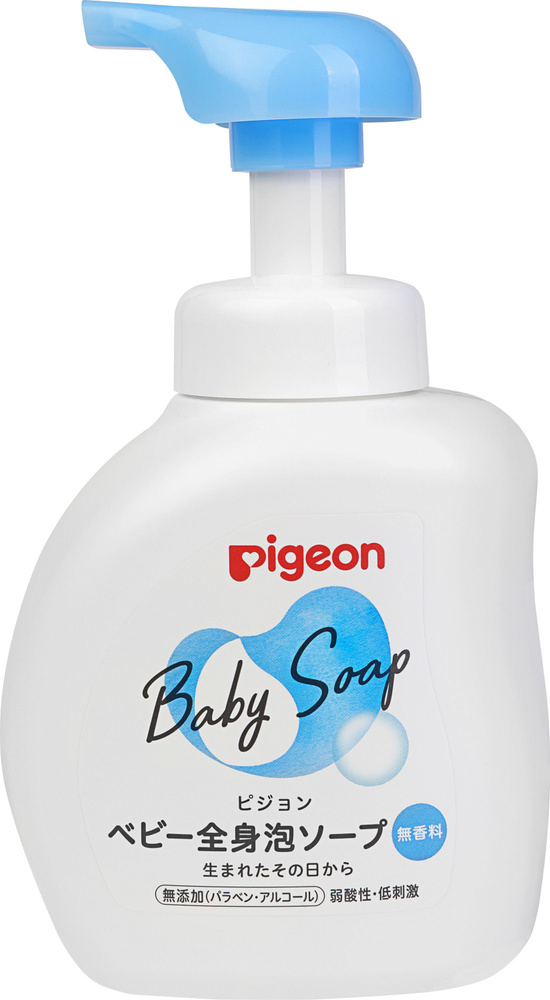 Pigeon мыло-пенка для младенцев с рождения флакон-дозатор 500 мл  #1