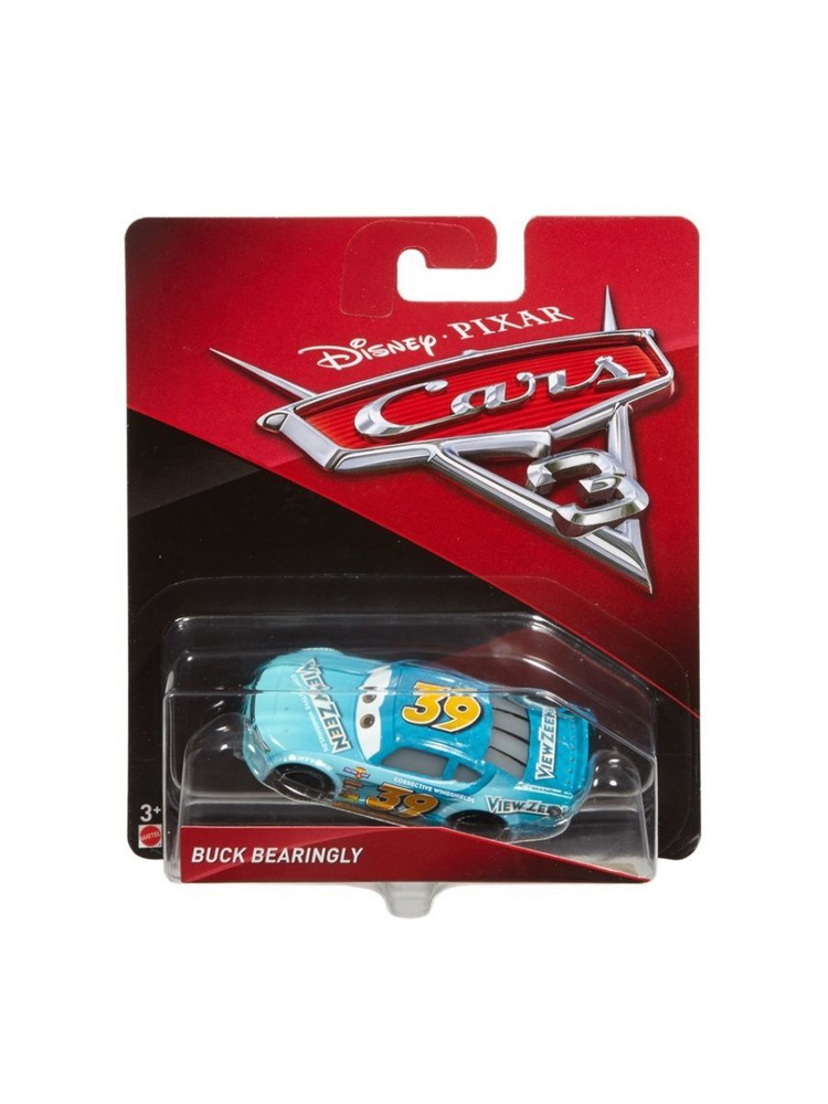 DXV68 Машинка металлическая Disney Pixar Cars коллекционная модель, игрушка Тачки BUCK BEARINGLY  #1