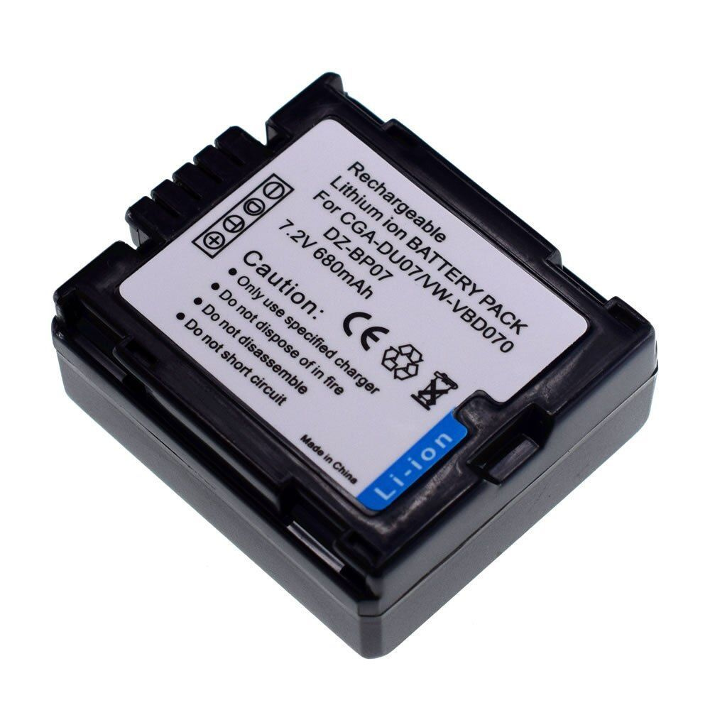 Аккумулятор для видеокамеры Панасоник CGA-DU06, CGA-DU07, CGR-DU06, 7.2V, 680mAh, код mb077167  #1