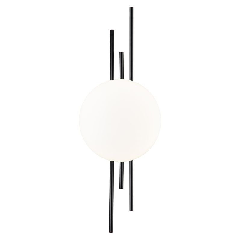 Настенный светильник Indigo Astro 14007/1W Black V000045L, Светодиодная, LED, Акрил/Белый, Металл/Черный, #1