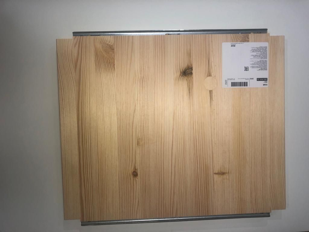 IKEA Полка Настенная Прямая Полка деревянная съёмная IKEA Ivar (ширина 42 см, глубина 50 см), 42х50х1,8 #1