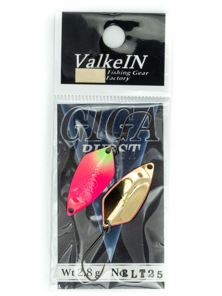 Блесна VALKEIN GIGA BURST 2.8гр цвет RLT25 Hot Pink #1