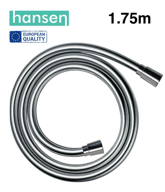 Hansen Silverflex Premium 1.75м шланг для душа в виниловой оплетке, защита от перекручивания, хром  #1