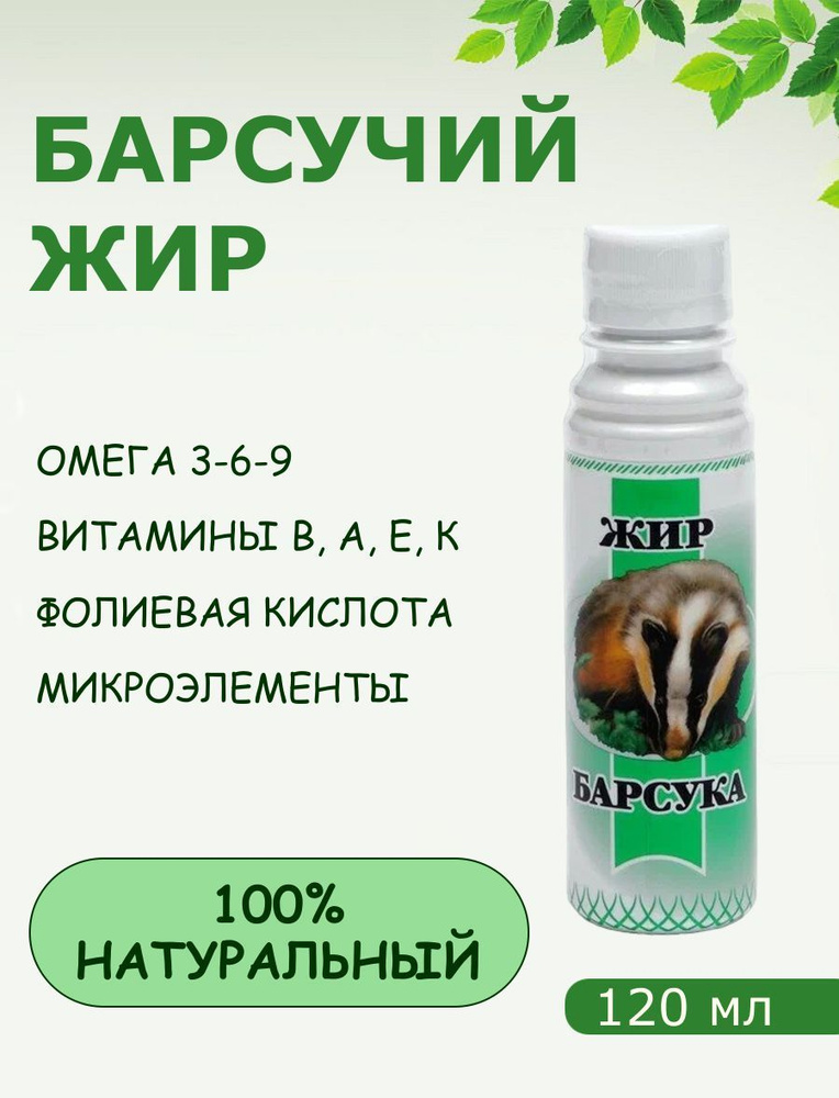 Для чего используется барсучий жир и как его принимать. Советы врача | Алтайский заготовитель