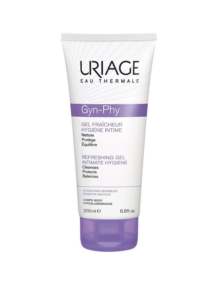 Uriage Gyn-Phy Refreshing Gel Intimate Hygiene Освежающий гель для интимной гигиены, 200 мл  #1