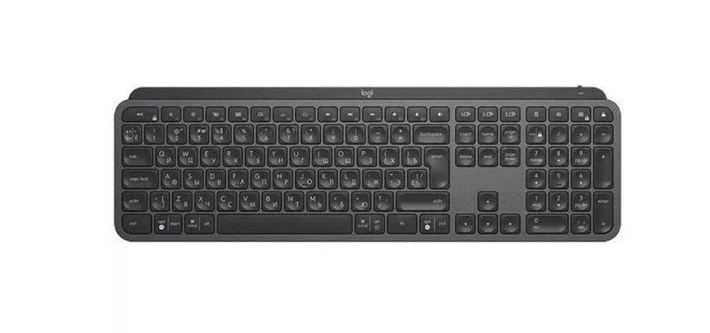 Беспроводная клавиатура Logitech MX Keys черный,русская раскладка  #1