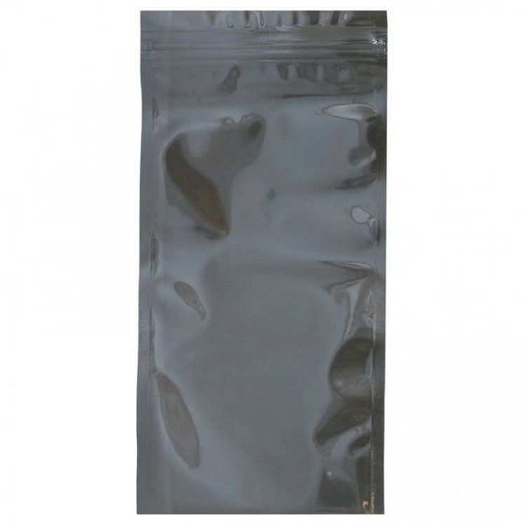 АП 152x152мм zip Пакет упаковочный антистатический (10шт) серебристо-серый,  #1