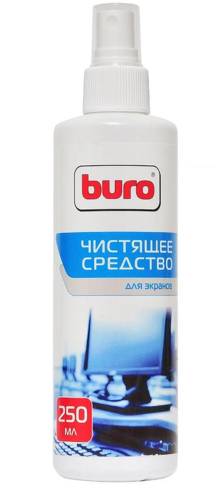 Спрей Buro BU-Sscreen для экранов ЖК мониторов, 250 мл - упаковка 6 шт (817433)  #1