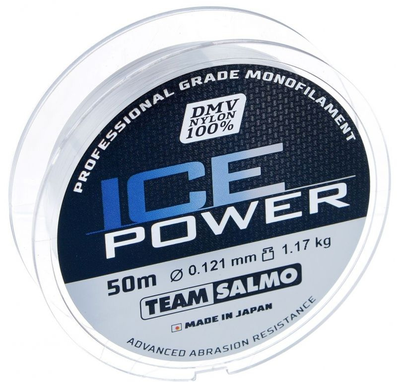 Леска монофильная зимняя Salmo Team ICE POWER 050/016, 50м 0,16мм, 2,06кг #1