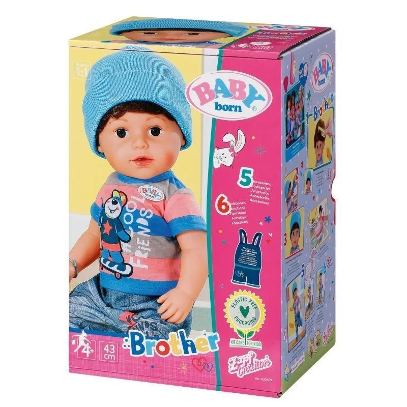 Игрушка Zapf Creation Baby born Носочки, 2 пары, 3 асс., блистер