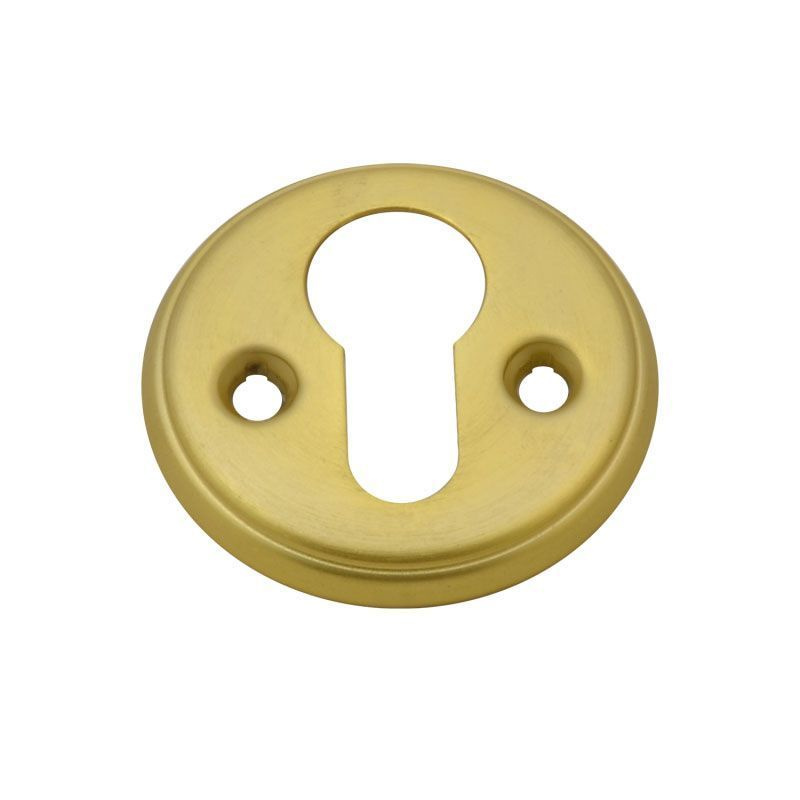 Накладка дверная на цилиндр Нора-М ФНК-01 для финских дверей - Матовое золото - 55 мм  #1