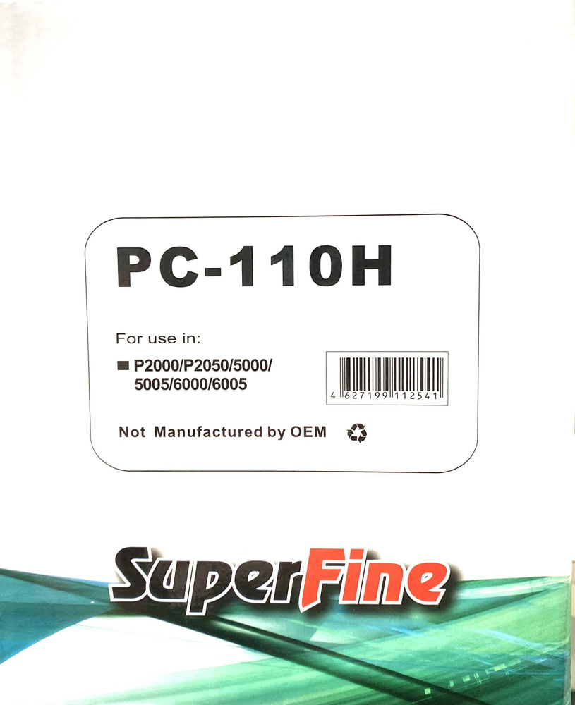 Тонер-картридж Pantum PC-110H для P1000/P1050/P2000/ P2050/ M5000/5005/6000/6005 (2300 стр.)  #1