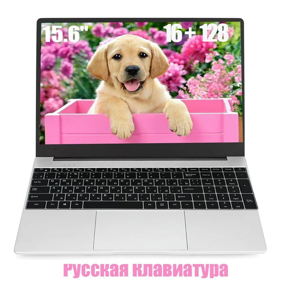 OEM NT26 Ноутбук 15.6", RAM 16 ГБ, SSD 128 ГБ, Intel HD Graphics 600, Windows Pro, серебристый, Русская #1