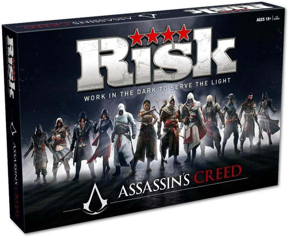 Настольная игра Monopoly Assassins Creed Risk Монополия Риск Кредо убийцы  #1