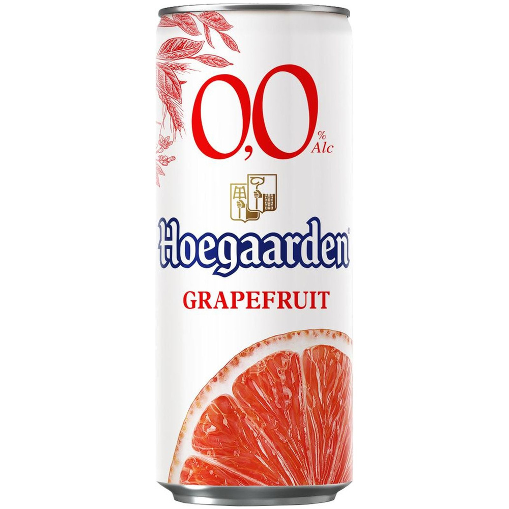 Напиток пивной Hoegaarden со вкусом грейпфрута безалкогольный осветлённый нефильтрованный, 330мл х 8 #1