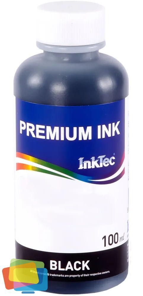 Чернила для Canon INKTEC C0090-100MB (GI-490 BK, GI-41 PGBK), пигментные, Black (черные), 100 мл  #1