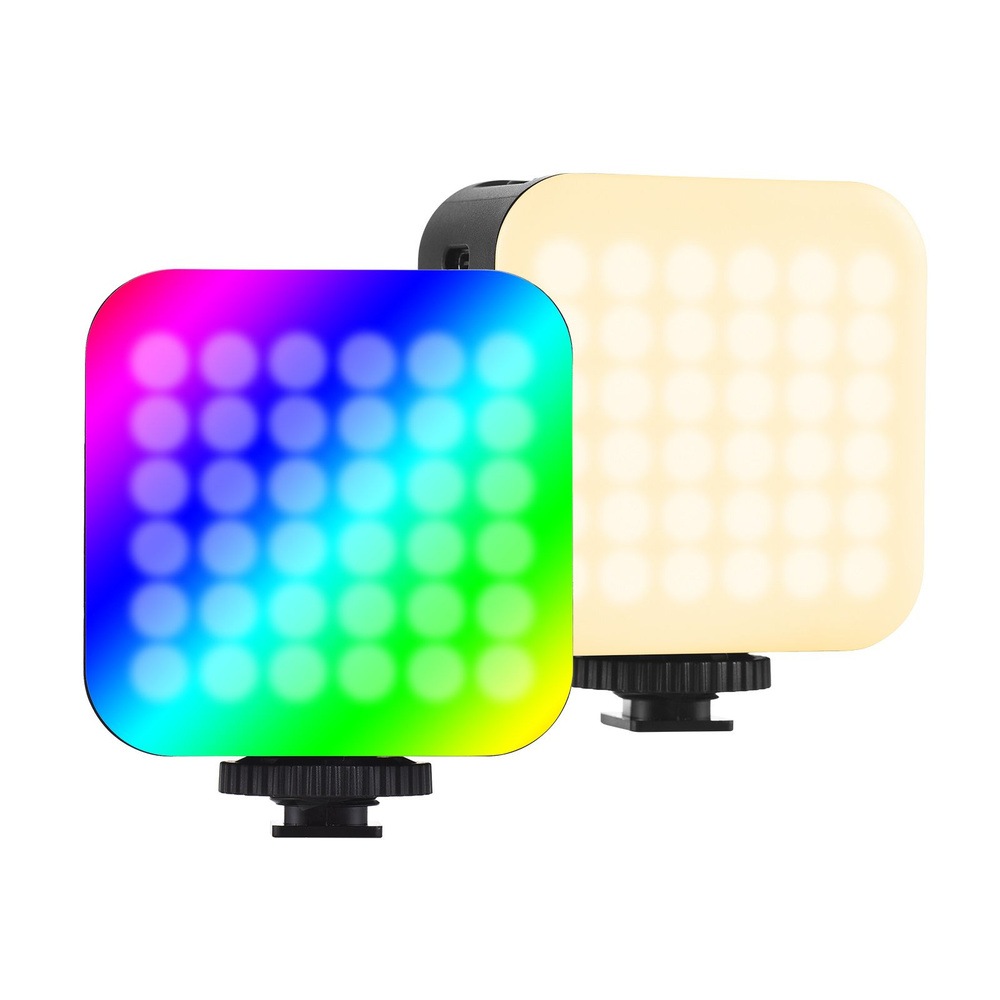 Andoer D02 Двухсторонний светодиодный заполняющий свет Pocket RGB Video Light  #1