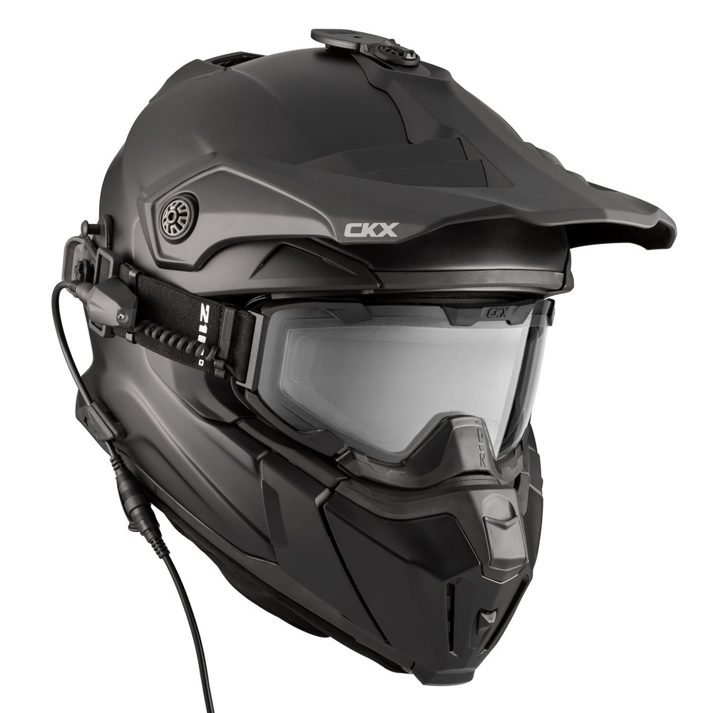 Шлем для снегохода CKX Titan Electric, MATT BLACK, M #1