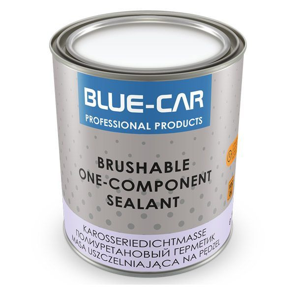 Герметик кузовной полиуретановый шовный BLUE-CAR BRUSHABLE 1 кг под кисть светло серый  #1