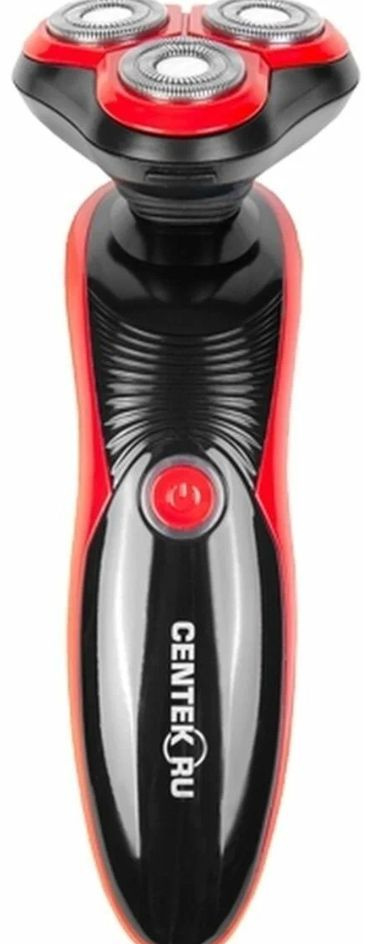 Бритва Centek CT-2168 (Красный) аккумуляторная, 3 ножа, 3D плавающая бритвенная система  #1