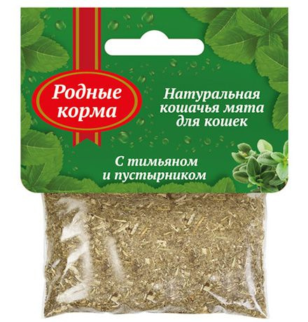 Родные Корма / Кошачья мята с тимьяном и пустырником, 15 г  #1