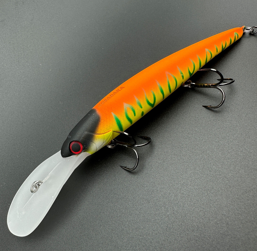 Воблер минноу KOSADAKA Bandit deep XL minnow 12см 21 гр для ловли спиннингом, троллингом на щуку, сома, #1