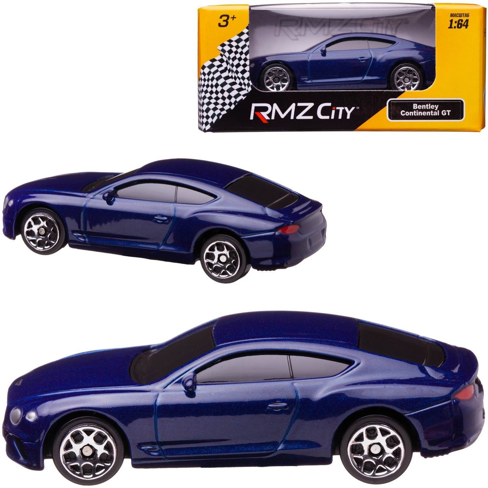 Машинка металлическая RMZ City Bentley Continental GT, масштаб 1:64 #1