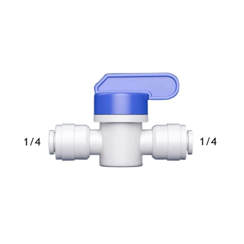 Кран 10шт Hubert для фильтра на трубку 1/4" (фитинг под трубку 1/4''), совместим со всеми системами (Родничок, #1